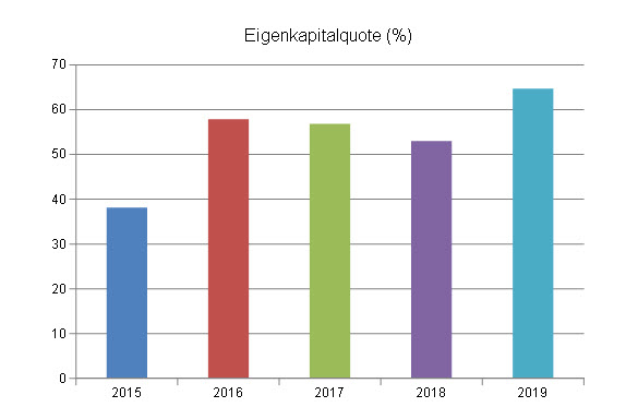 Diagramm: Eigenkapitalquote